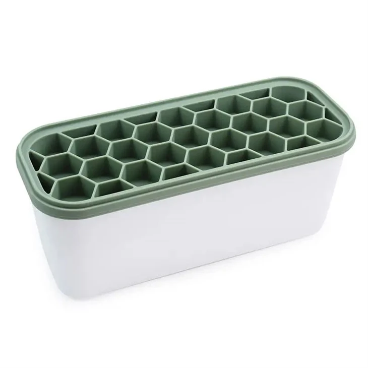 Square Ice Cube Tray with Lid